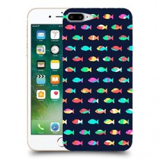 קשת בדגים כיסוי מגן קשיח מעוצב ל Apple iPhone 7 Plus יחידה אחת סקרין מובייל