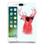 אדג אדום במשקפיים כיסוי מגן קשיח מעוצב ל Apple iPhone 7 Plus יחידה אחת סקרין מובייל