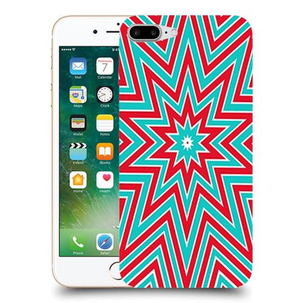 צבעי שלג כיסוי מגן קשיח מעוצב ל Apple iPhone 7 Plus יחידה אחת סקרין מובייל