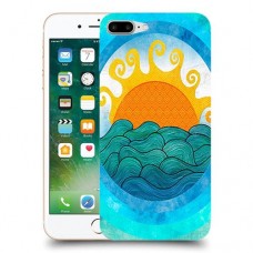זריחה ליד הים כיסוי מגן קשיח מעוצב ל Apple iPhone 7 Plus יחידה אחת סקרין מובייל