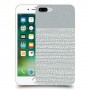 נקודות לבנות אפור כיסוי מגן קשיח מעוצב ל Apple iPhone 7 Plus יחידה אחת סקרין מובייל