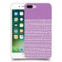 נקודות לבנות בסגול כיסוי מגן קשיח מעוצב ל Apple iPhone 7 Plus יחידה אחת סקרין מובייל