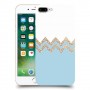 לבן כחול כיסוי מגן קשיח מעוצב ל Apple iPhone 7 Plus יחידה אחת סקרין מובייל