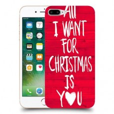 אתה עבור חג המולד כיסוי מגן קשיח מעוצב ל Apple iPhone 7 Plus יחידה אחת סקרין מובייל