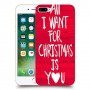 אתה עבור חג המולד כיסוי מגן קשיח מעוצב ל Apple iPhone 7 Plus יחידה אחת סקרין מובייל