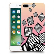 זאברה ריבועים כיסוי מגן קשיח מעוצב ל Apple iPhone 7 Plus יחידה אחת סקרין מובייל