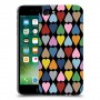 פסיפס קשת לבבות כיסוי מגן קשיח מעוצב ל Apple iPhone 7 יחידה אחת סקרין מובייל