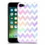 גיאומטריה פסטל כיסוי מגן קשיח מעוצב ל Apple iPhone 7 יחידה אחת סקרין מובייל