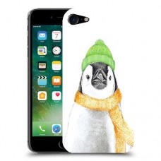 פינגווין בקור כיסוי מגן קשיח מעוצב ל Apple iPhone 7 יחידה אחת סקרין מובייל
