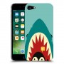 פינגווין בכריש כיסוי מגן קשיח מעוצב ל Apple iPhone 7 יחידה אחת סקרין מובייל