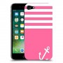 ורוד ימית כיסוי מגן קשיח מעוצב ל Apple iPhone 7 יחידה אחת סקרין מובייל
