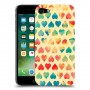 לבבות קשת כיסוי מגן קשיח מעוצב ל Apple iPhone 7 יחידה אחת סקרין מובייל