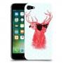 אדג אדום במשקפיים כיסוי מגן קשיח מעוצב ל Apple iPhone 7 יחידה אחת סקרין מובייל