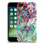 באביב בסגול כיסוי מגן קשיח מעוצב ל Apple iPhone 7 יחידה אחת סקרין מובייל