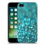 טורקיז יהלומים כיסוי מגן קשיח מעוצב ל Apple iPhone 7 יחידה אחת סקרין מובייל
