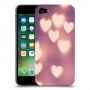 לבבות מעורפלים בחום כיסוי מגן קשיח מעוצב ל Apple iPhone 7 יחידה אחת סקרין מובייל