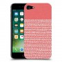 נקודות לבנות בורוד כיסוי מגן קשיח מעוצב ל Apple iPhone 7 יחידה אחת סקרין מובייל