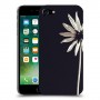 פרח לבן כיסוי מגן קשיח מעוצב ל Apple iPhone 7 יחידה אחת סקרין מובייל