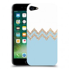 לבן כחול כיסוי מגן קשיח מעוצב ל Apple iPhone 7 יחידה אחת סקרין מובייל