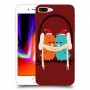 זוג יונים כיסוי מגן קשיח מעוצב ל Apple iPhone 8 Plus יחידה אחת סקרין מובייל