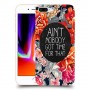 אף אחד לא קיבל זמן כיסוי מגן קשיח מעוצב ל Apple iPhone 8 Plus יחידה אחת סקרין מובייל