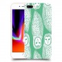 ינשופים על ירוק כיסוי מגן קשיח מעוצב ל Apple iPhone 8 Plus יחידה אחת סקרין מובייל