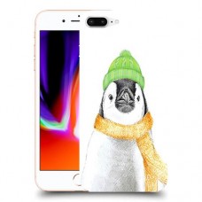 פינגווין בקור כיסוי מגן קשיח מעוצב ל Apple iPhone 8 Plus יחידה אחת סקרין מובייל