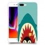 פינגווין בכריש כיסוי מגן קשיח מעוצב ל Apple iPhone 8 Plus יחידה אחת סקרין מובייל