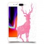 צבי ורוד כיסוי מגן קשיח מעוצב ל Apple iPhone 8 Plus יחידה אחת סקרין מובייל