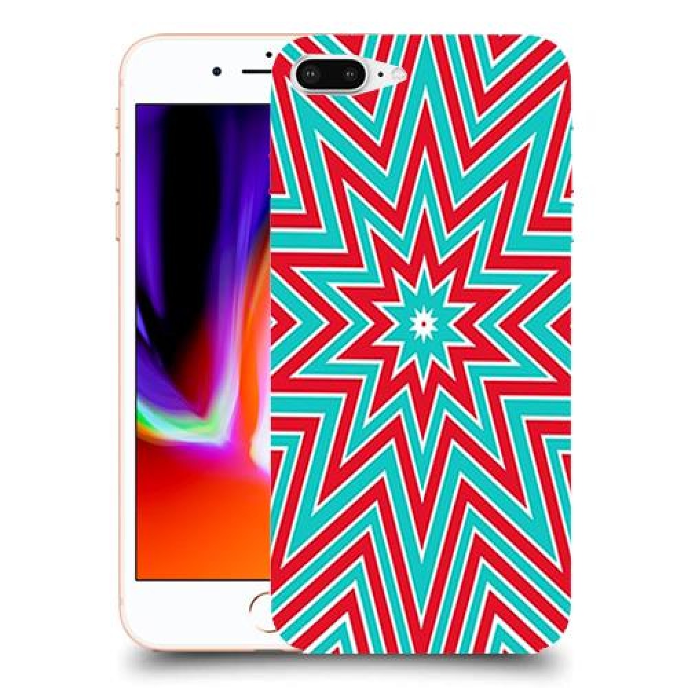 צבעי שלג כיסוי מגן קשיח מעוצב ל Apple iPhone 8 Plus יחידה אחת סקרין מובייל