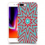 צבעי שלג כיסוי מגן קשיח מעוצב ל Apple iPhone 8 Plus יחידה אחת סקרין מובייל