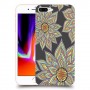 חמניות בשחור כיסוי מגן קשיח מעוצב ל Apple iPhone 8 Plus יחידה אחת סקרין מובייל