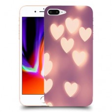 לבבות מעורפלים בחום כיסוי מגן קשיח מעוצב ל Apple iPhone 8 Plus יחידה אחת סקרין מובייל