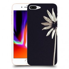 פרח לבן כיסוי מגן קשיח מעוצב ל Apple iPhone 8 Plus יחידה אחת סקרין מובייל