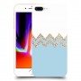 לבן כחול כיסוי מגן קשיח מעוצב ל Apple iPhone 8 Plus יחידה אחת סקרין מובייל
