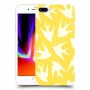 צהוב ציפור החיים כיסוי מגן קשיח מעוצב ל Apple iPhone 8 Plus יחידה אחת סקרין מובייל