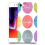 אהבה צחוק חיים כיסוי מגן קשיח מעוצב ל Apple iPhone 8 יחידה אחת סקרין מובייל