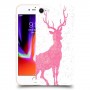 צבי ורוד כיסוי מגן קשיח מעוצב ל Apple iPhone 8 יחידה אחת סקרין מובייל
