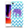 אלפנט סגול כיסוי מגן קשיח מעוצב ל Apple iPhone 8 יחידה אחת סקרין מובייל
