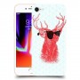 אדג אדום במשקפיים כיסוי מגן קשיח מעוצב ל Apple iPhone 8 יחידה אחת סקרין מובייל