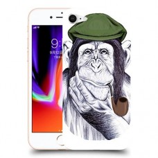 חשיבה קוף כיסוי מגן קשיח מעוצב ל Apple iPhone 8 יחידה אחת סקרין מובייל