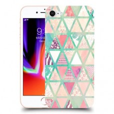 משולשים כיסוי מגן קשיח מעוצב ל Apple iPhone 8 יחידה אחת סקרין מובייל