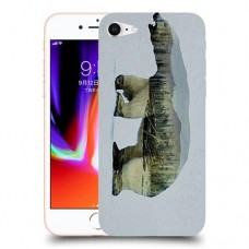 דוב לבן כיסוי מגן קשיח מעוצב ל Apple iPhone 8 יחידה אחת סקרין מובייל