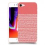 נקודות לבנות בורוד כיסוי מגן קשיח מעוצב ל Apple iPhone 8 יחידה אחת סקרין מובייל