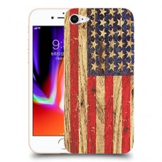 עץ ארצות הברית כיסוי מגן קשיח מעוצב ל Apple iPhone 8 יחידה אחת סקרין מובייל