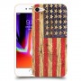 עץ ארצות הברית כיסוי מגן קשיח מעוצב ל Apple iPhone 8 יחידה אחת סקרין מובייל