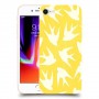 צהוב ציפור החיים כיסוי מגן קשיח מעוצב ל Apple iPhone 8 יחידה אחת סקרין מובייל