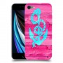 עוגן על ורוד כיסוי מגן קשיח מעוצב ל Apple iPhone SE (2020) יחידה אחת סקרין מובייל