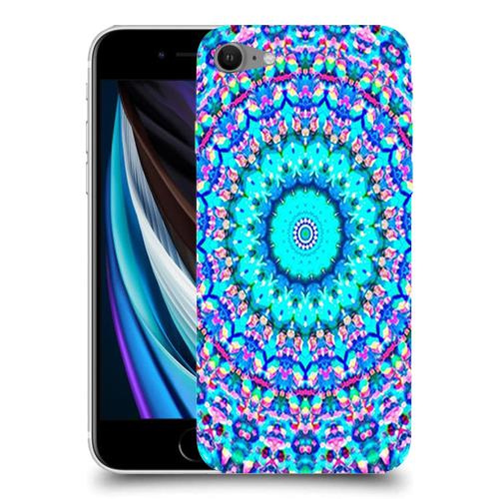 מנדלה בצבע כיסוי מגן קשיח מעוצב ל Apple iPhone SE (2020) יחידה אחת סקרין מובייל