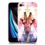 ג'ירפה נחמד כיסוי מגן קשיח מעוצב ל Apple iPhone SE (2020) יחידה אחת סקרין מובייל